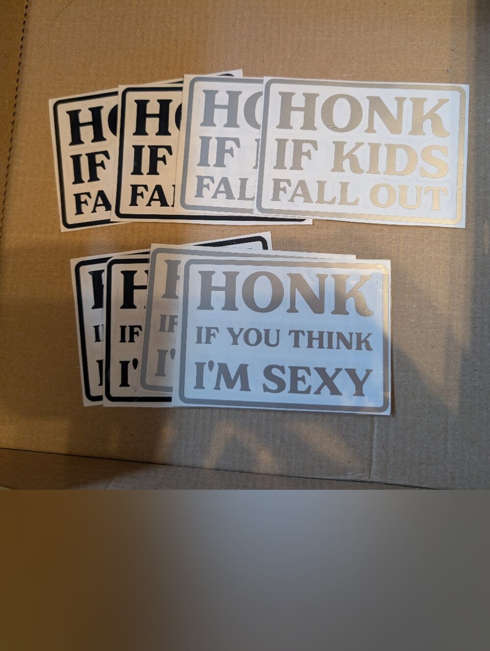 Decal "Honk If..."